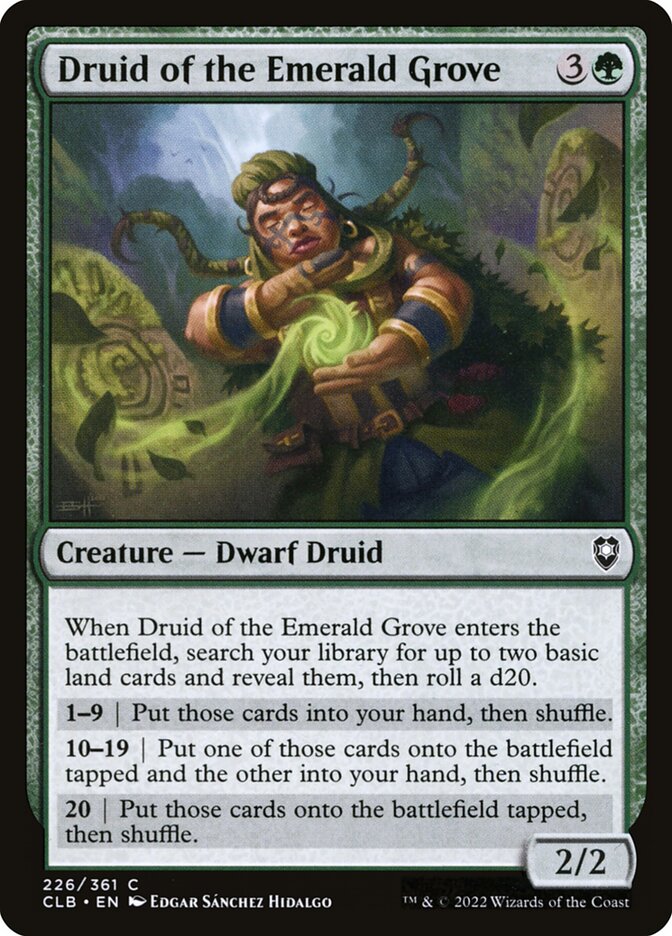 Druid of the Emerald Grove (226) - Commander Legends: Battle for Baldur's Gate (CLB)