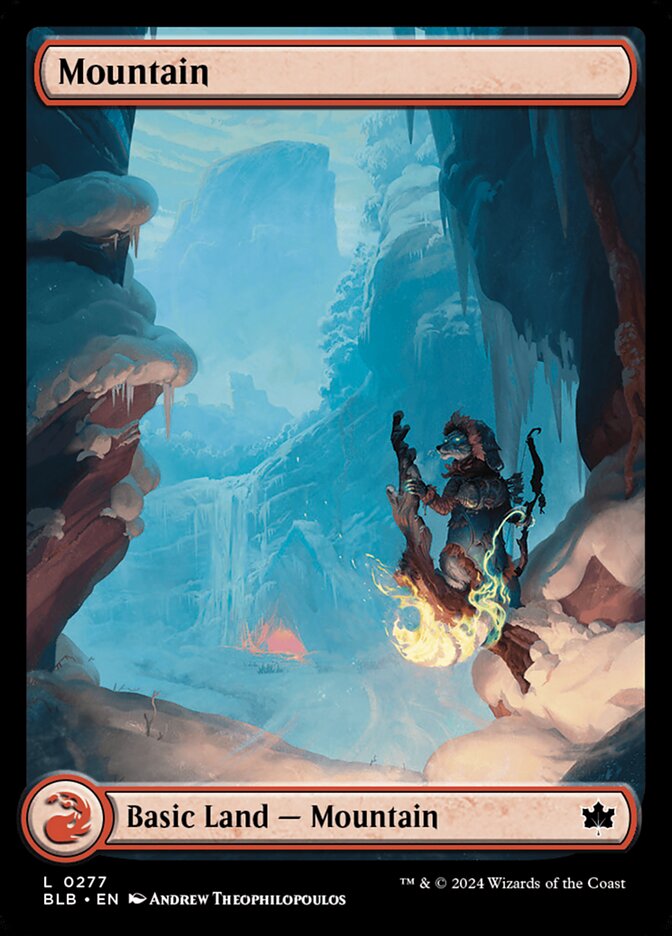Mountain (277) - [Full Art] Bloomburrow (BLB)