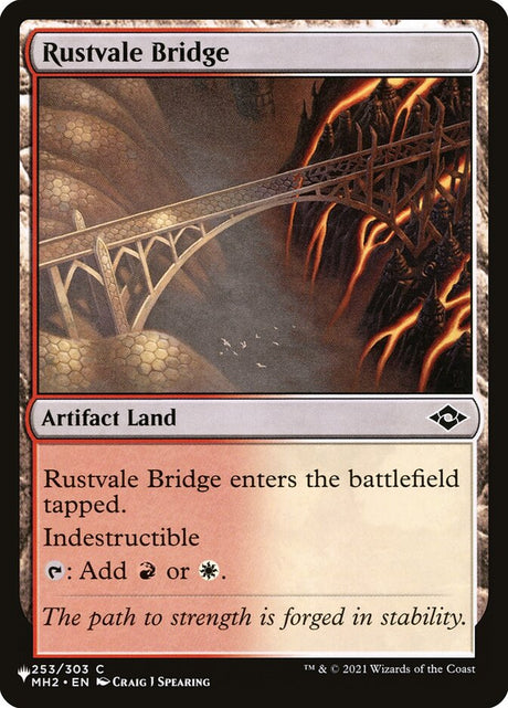 Rustvale Bridge (MH2-253) - The List (PLST)