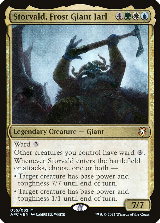 Storvald, Frost Giant Jarl (55) - Forgotten Realms Commander (AFC)
