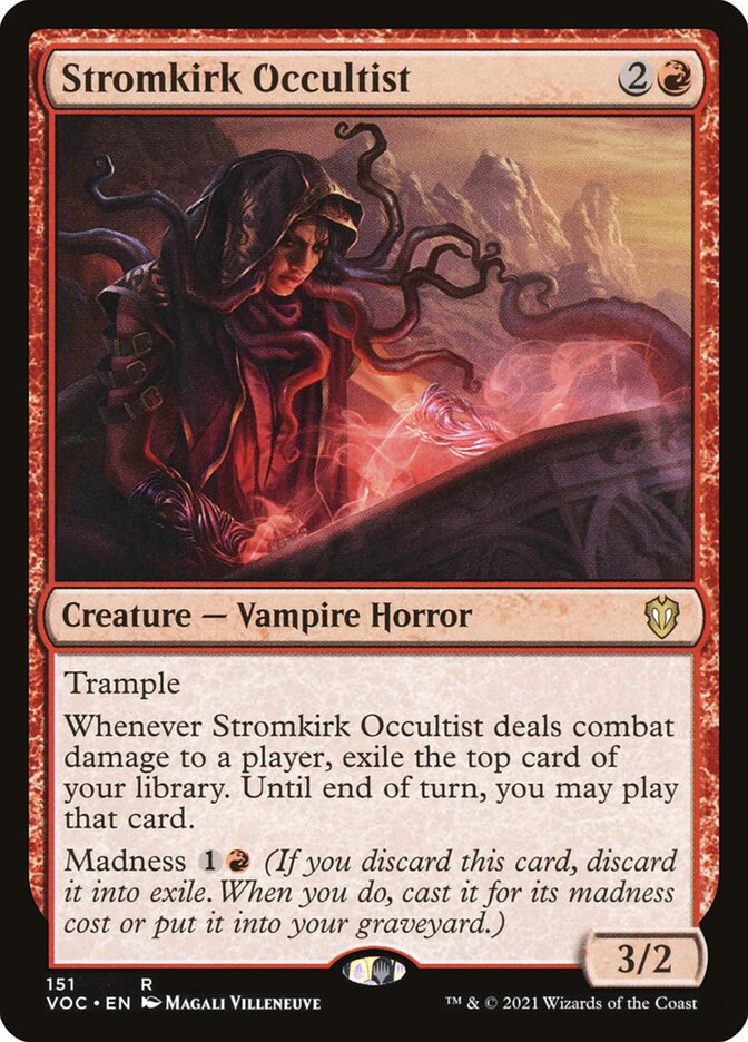 Stromkirk Occultist (151) - Crimson Vow Commander (VOC)
