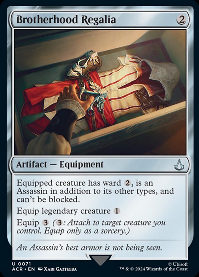 Brotherhood Regalia - [Foil] Assassin's Creed (ACR)