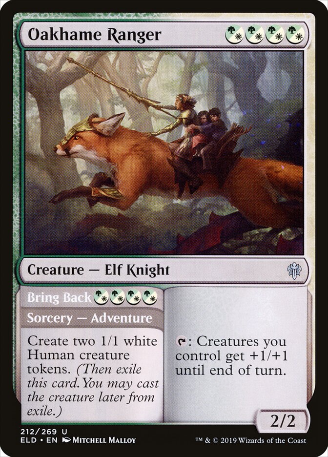 Oakhame Ranger // Bring Back (212) - Throne of Eldraine (ELD)