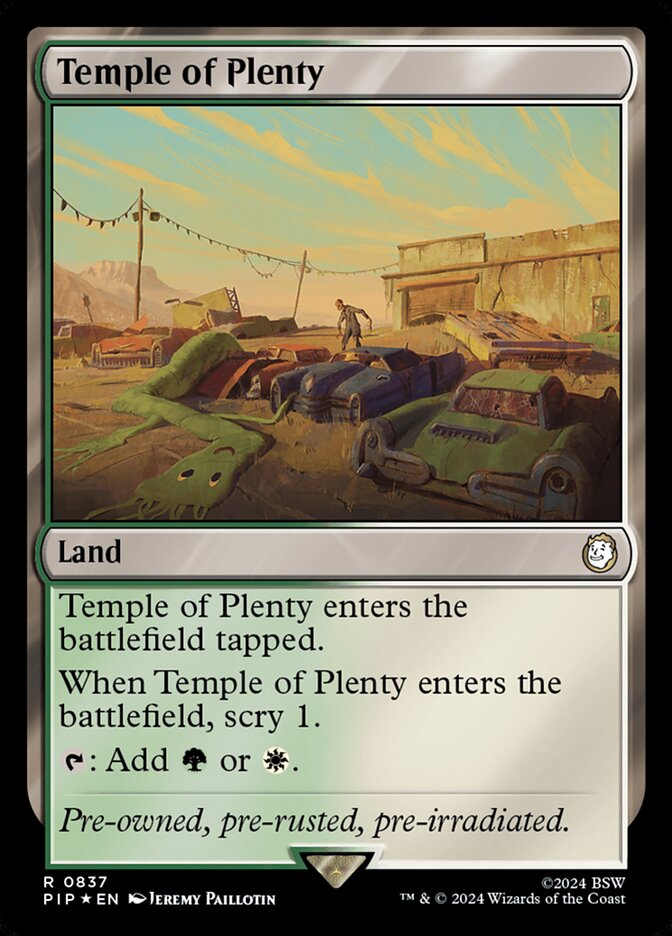 Temple of Plenty (837) - Fallout (PIP)