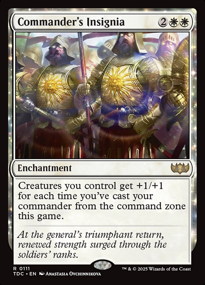 Commander's Insignia - Tarkir: Dragonstorm Commander (TDC)