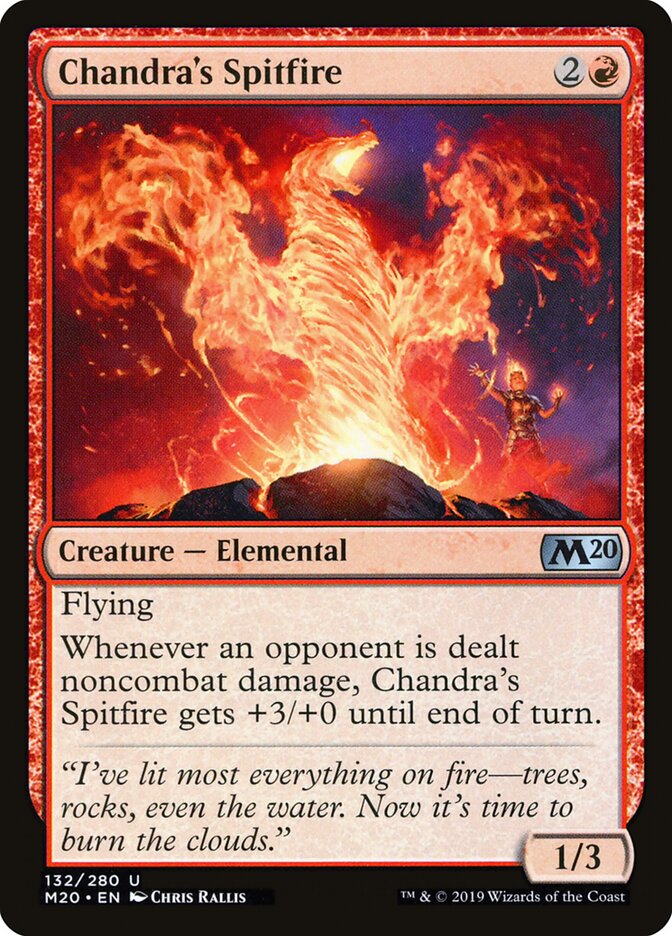 Chandra's Spitfire (132) - Core Set 2020 (M20)