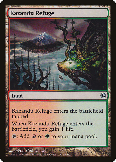 Kazandu Refuge (35) - Duel Decks: Ajani vs. Nicol Bolas (DDH)