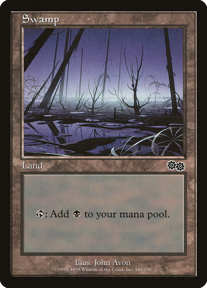 Swamp (340) - Urza's Saga (USG)