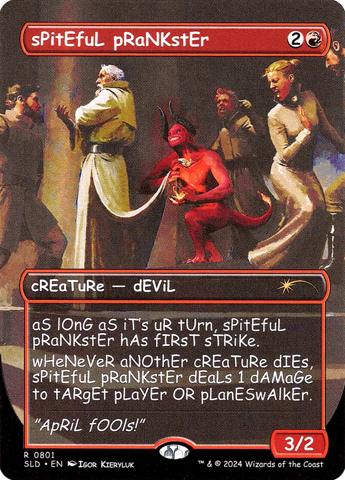 Spiteful Prankster (801) - Secret Lair Drop (SLD)