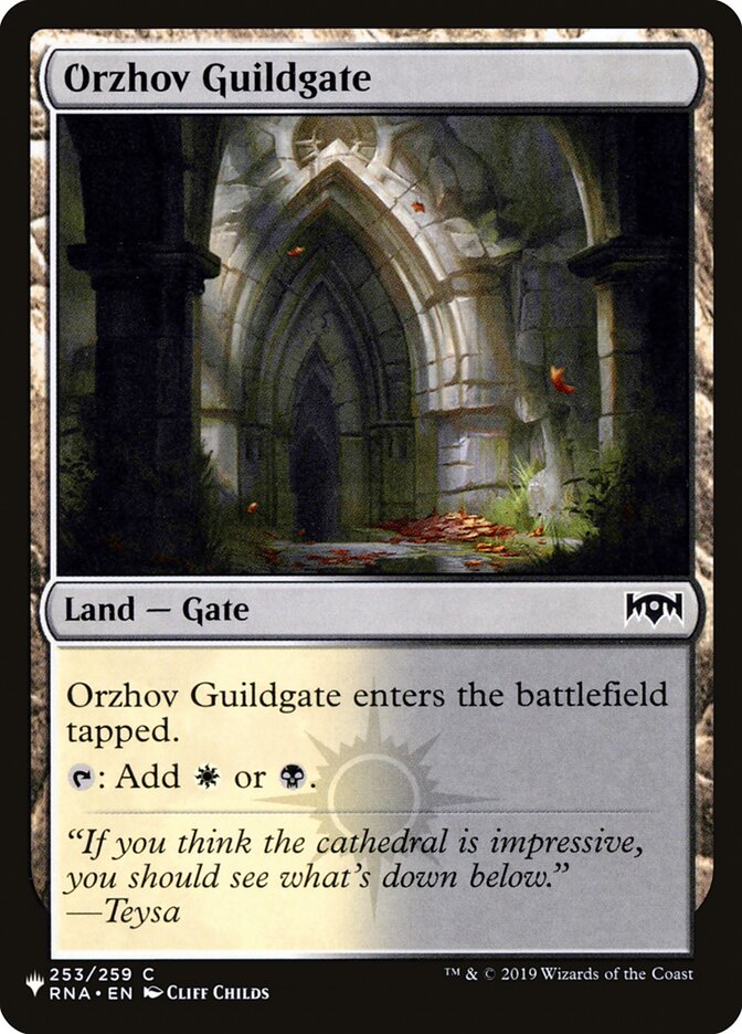 Orzhov Guildgate (RNA-253) - The List (PLST)