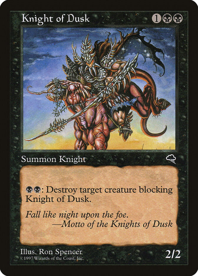 Knight of Dusk (140) - Tempest (TMP)