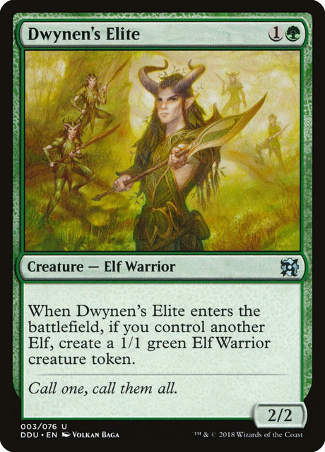 Dwynen's Elite (3) - Duel Decks: Elves vs. Inventors (DDU)