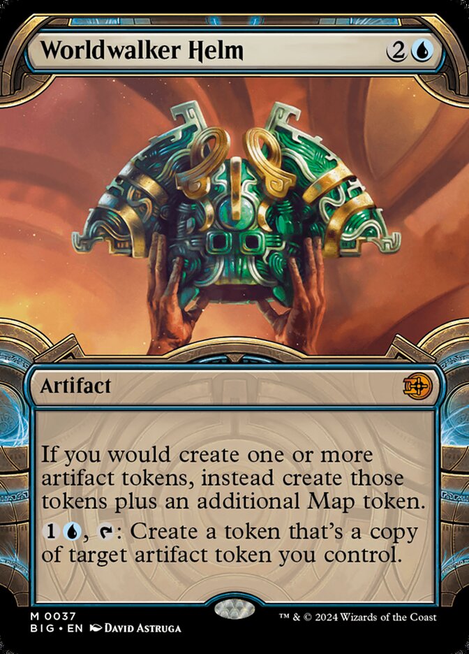 Worldwalker Helm - [Foil, Showcase] The Big Score (BIG)