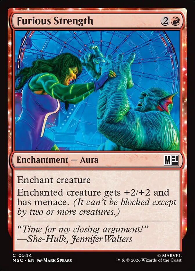 Furious Strength (544) - Marvel Super Heroes Commander (MSC)