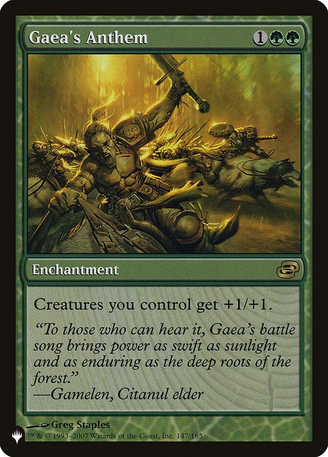 Gaea's Anthem (PLC-147) - The List (PLST)