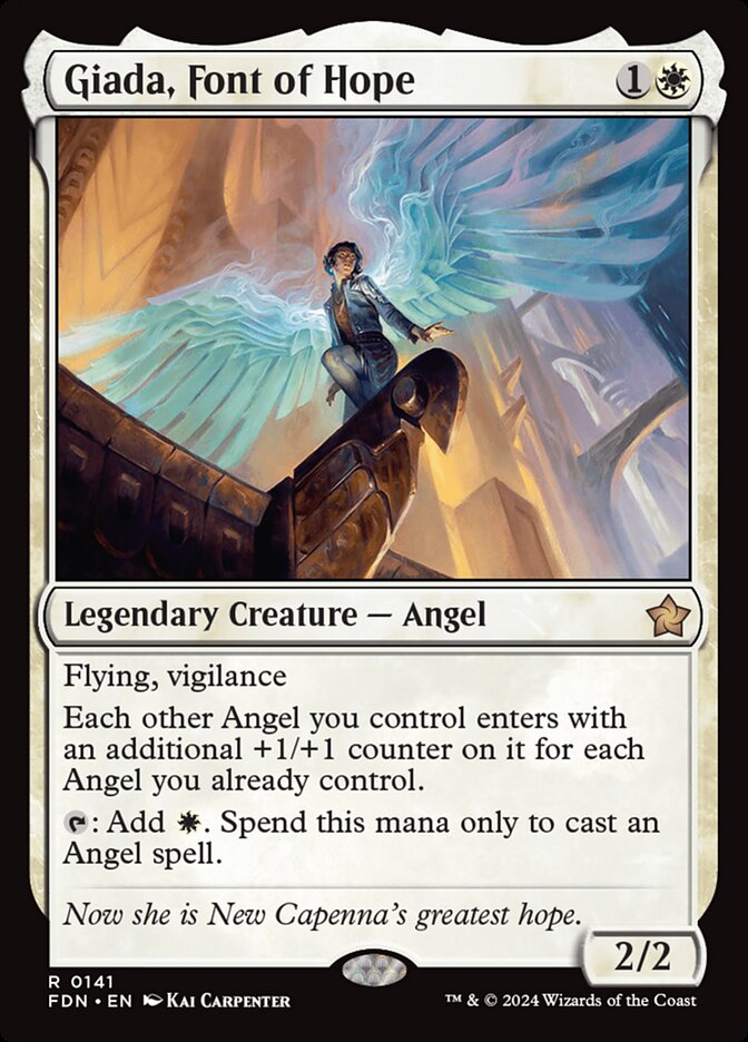 Giada, Font of Hope - [Foil] Foundations (FDN)