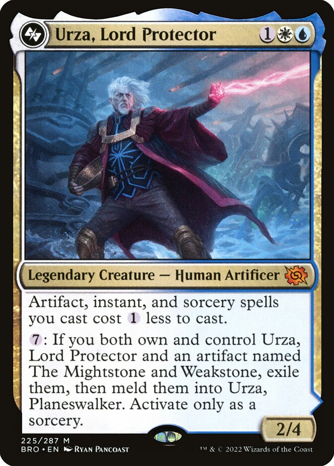 Urza, Lord Protector // Urza, Planeswalker (225) - The Brothers' War (BRO)