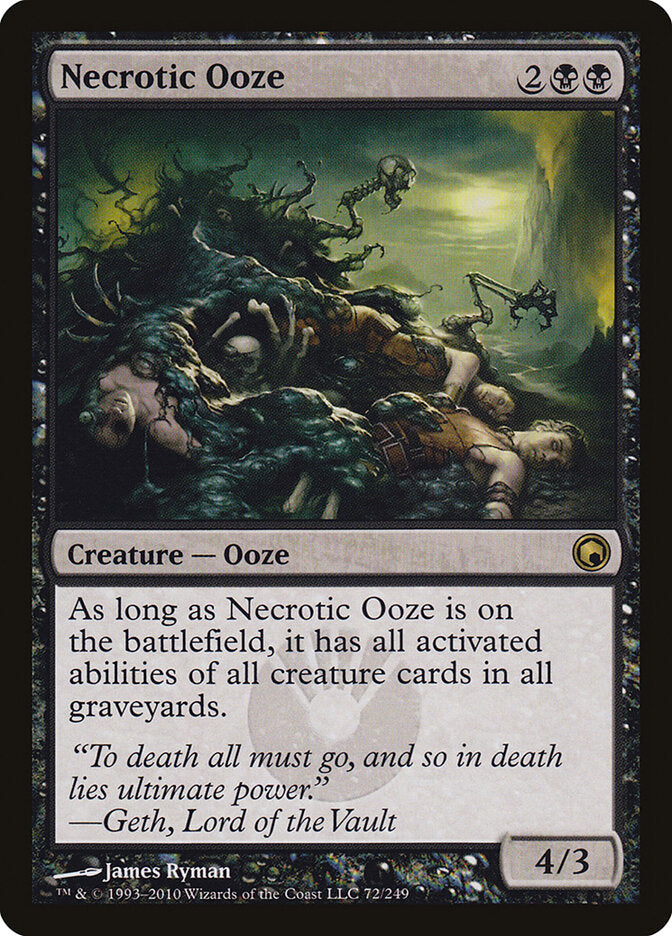 Necrotic Ooze (72) - Scars of Mirrodin (SOM)