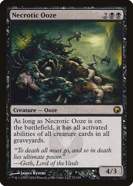 Necrotic Ooze (72) - Scars of Mirrodin (SOM)