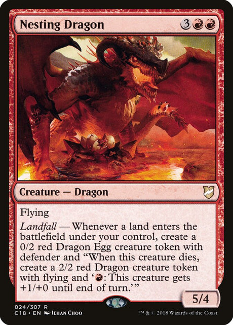 Nesting Dragon (24) - Commander 2018 (C18)