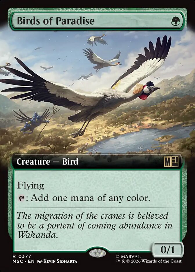 Birds of Paradise (377) - Marvel Super Heroes Commander (MSC)