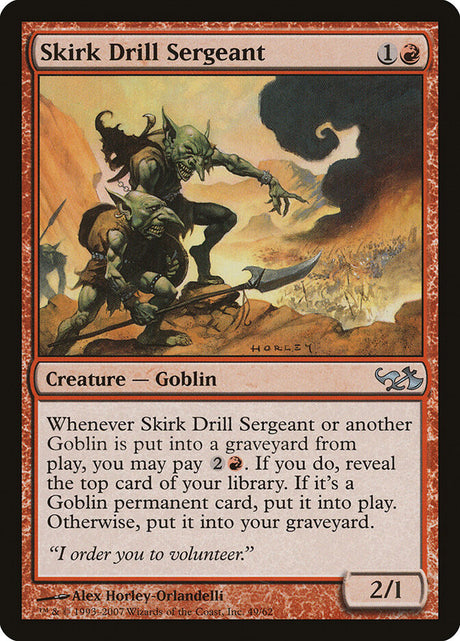 Skirk Drill Sergeant (49) - Duel Decks: Elves vs. Goblins (DD1)