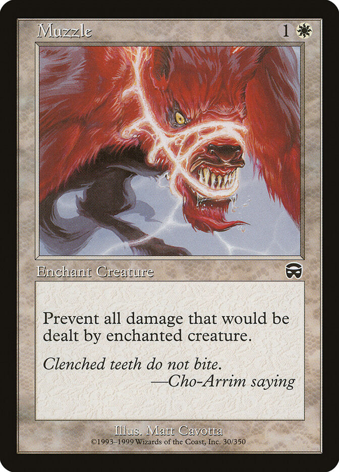 Muzzle (30) - Mercadian Masques (MMQ)