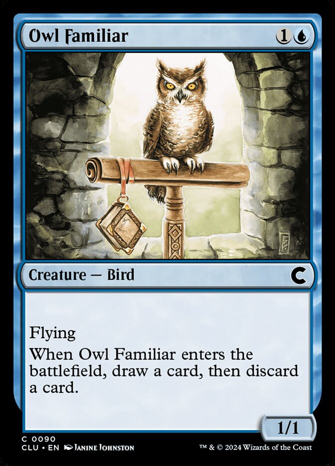 Owl Familiar (90) - Ravnica: Clue Edition (CLU)