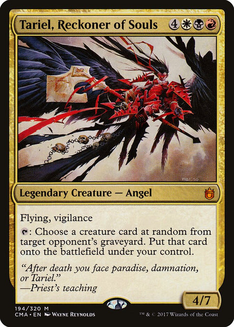 Tariel, Reckoner of Souls (194) - Commander Anthology (CMA)
