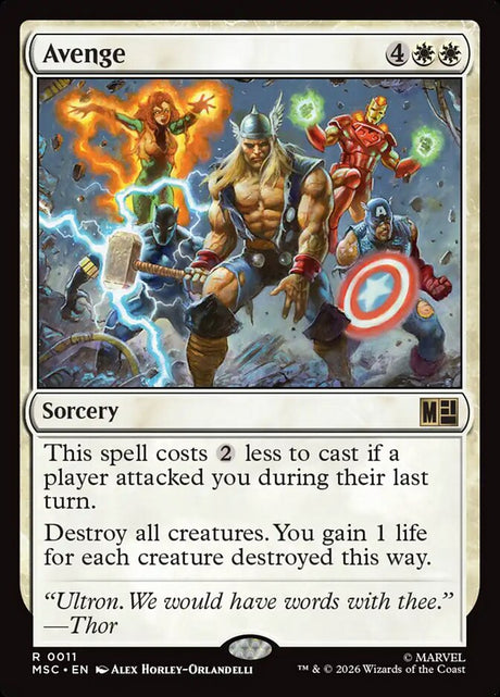 Avenge (11) - Marvel Super Heroes Commander (MSC)