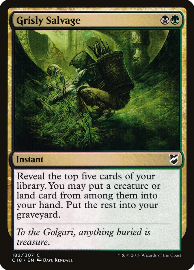Grisly Salvage (182) - Commander 2018 (C18)