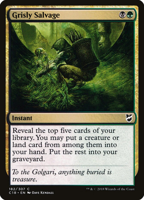 Grisly Salvage (182) - Commander 2018 (C18)