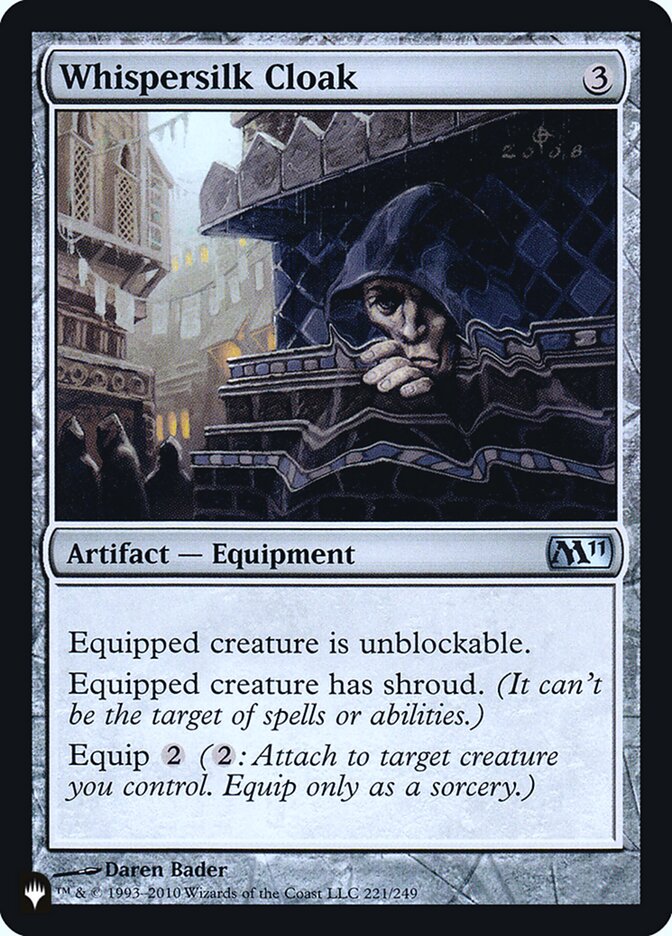 Whispersilk Cloak (M11-221) - The List (PLST)