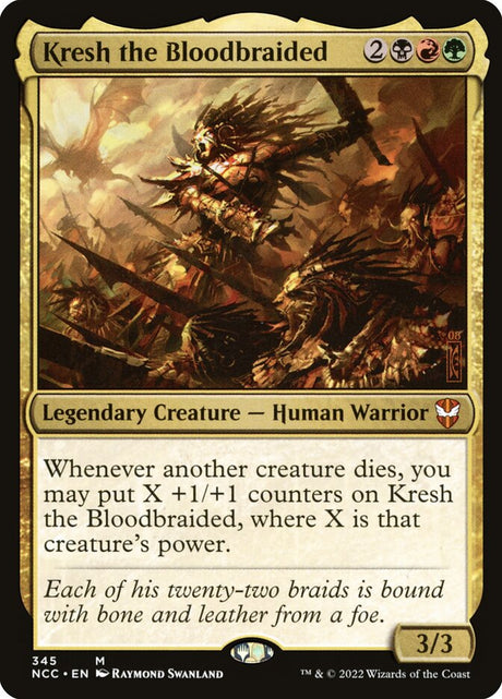 Kresh the Bloodbraided (345) - New Capenna Commander (NCC)
