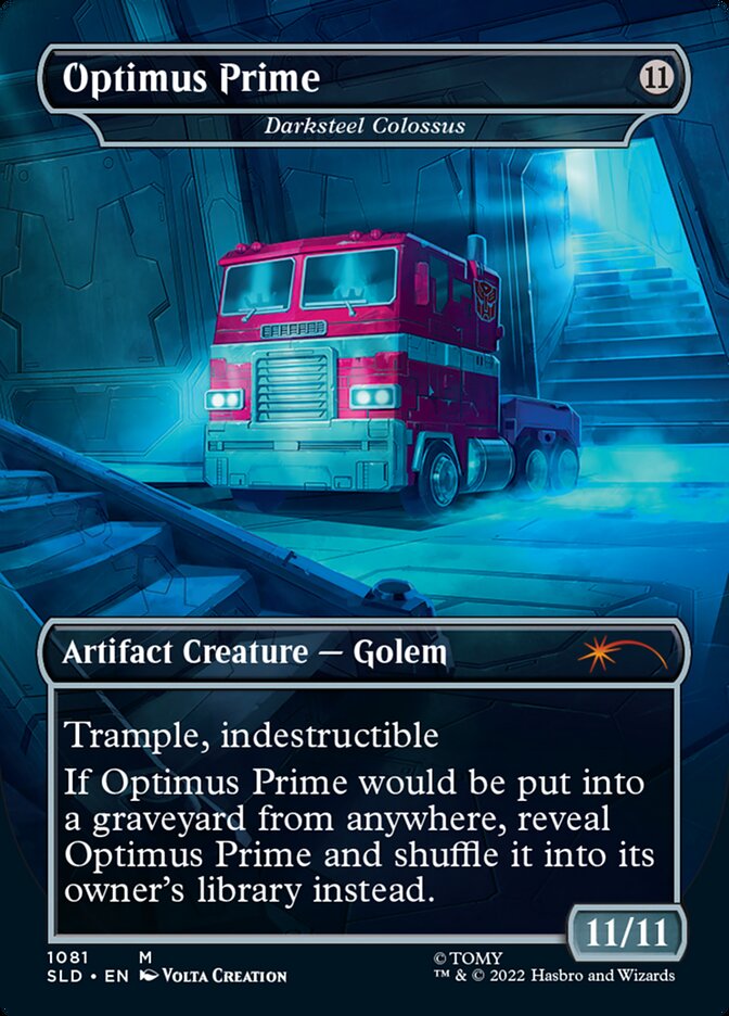 Optimus Prime - Darksteel Colossus // Darksteel Colossus (1081) - Secret Lair Drop (SLD)
