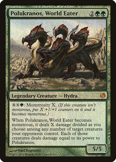 Polukranos, World Eater (43) - Duel Decks: Heroes vs. Monsters (DDL)