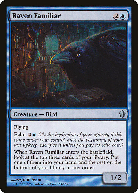 Raven Familiar (55) - Commander 2013 (C13)