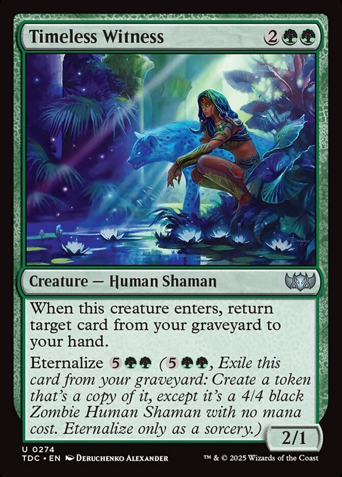 Timeless Witness (274) - Tarkir: Dragonstorm Commander (TDC)