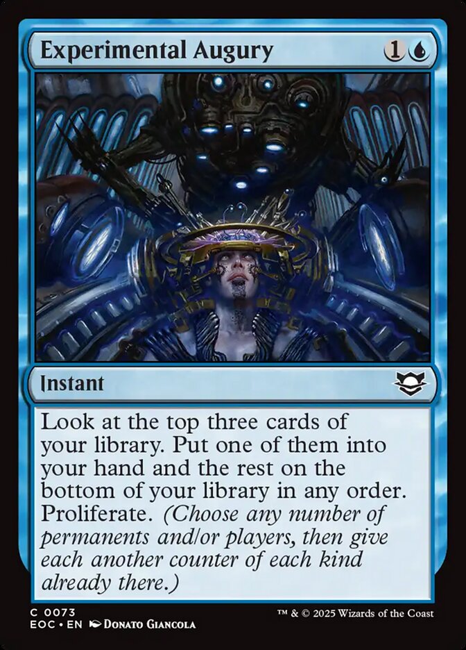 Experimental Augury (73) - Edge of Eternities Commander (EOC)