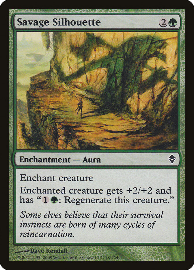 Savage Silhouette (181) - Zendikar (ZEN)