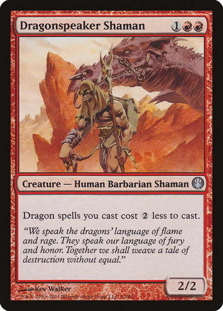 Dragonspeaker Shaman (53) - Duel Decks: Knights vs. Dragons (DDG)