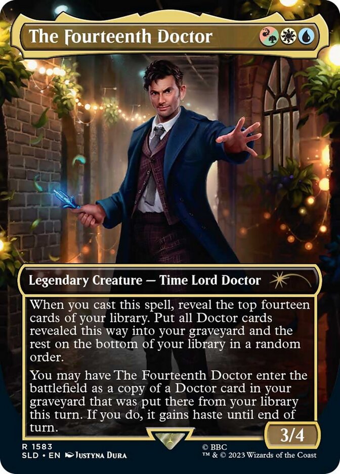 The Fourteenth Doctor (1583) - [Foil, Borderless] Secret Lair Drop (SLD)