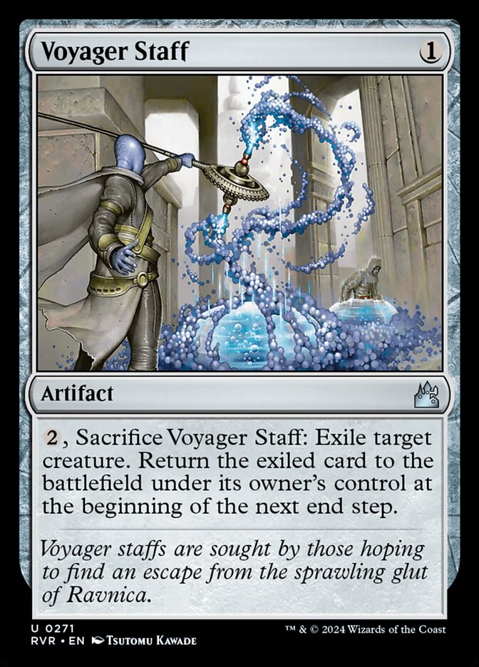 Voyager Staff (271) - Ravnica Remastered (RVR)