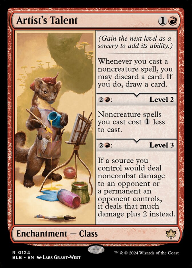Artist's Talent (124) - Bloomburrow (BLB)