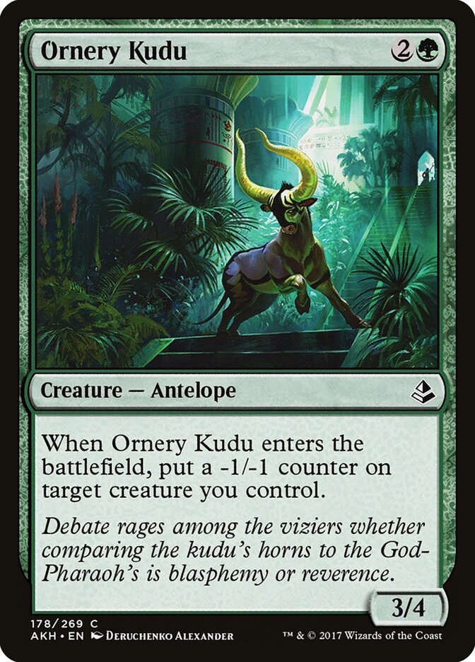 Ornery Kudu (178) - Amonkhet (AKH)