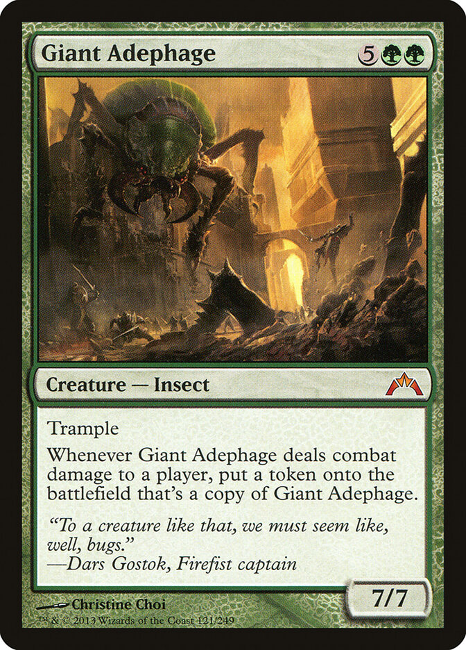 Giant Adephage (121) - Gatecrash (GTC)