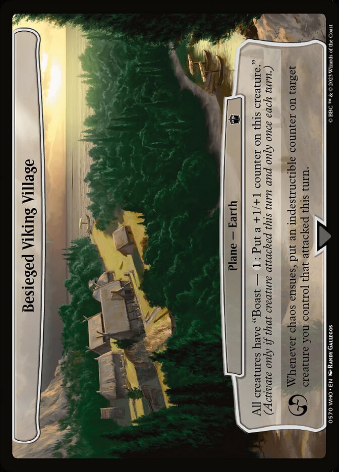 Besieged Viking Village (570) - Doctor Who (WHO)