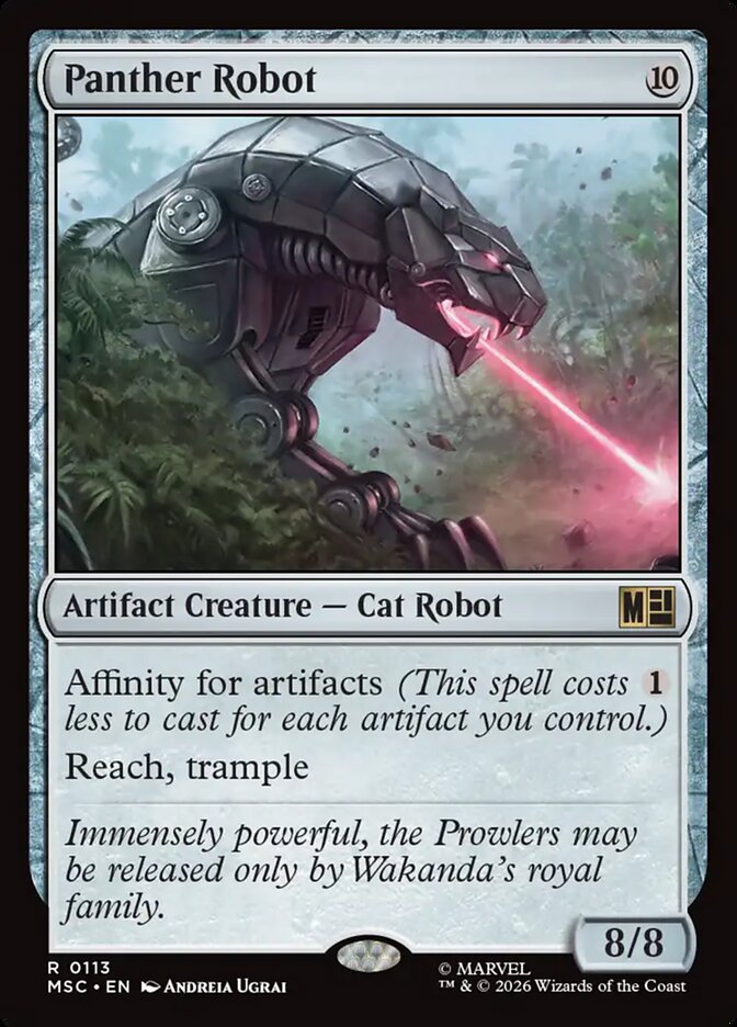 Panther Robot (113) - Marvel Super Heroes Commander (MSC)