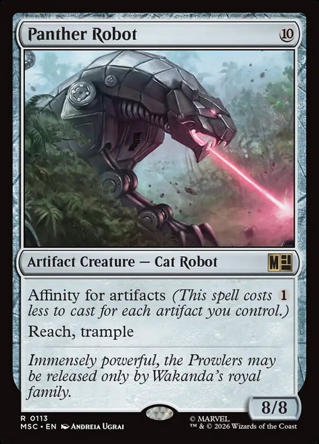 Panther Robot (113) - Marvel Super Heroes Commander (MSC)