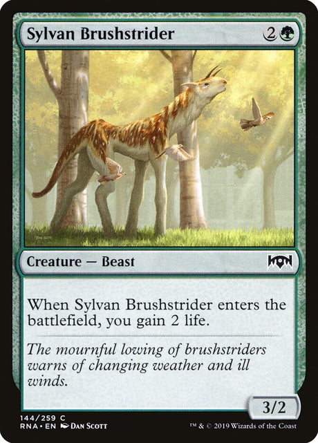Sylvan Brushstrider (144) - Ravnica Allegiance (RNA)